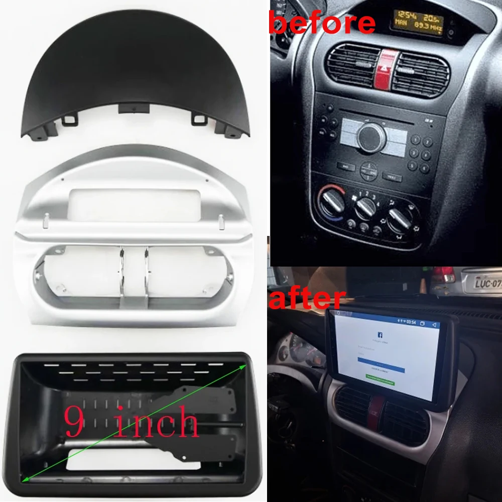 Car Radio Carplay Android 14 For Opel Combo Corsa Tigra 2001 -2009 2010 2011 Automotive Multimedia Receiver Wireless Stereo 5G