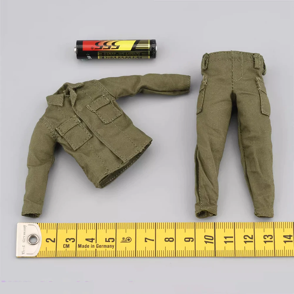 

1/12 Crazy Figure LW015 WWII Series US. Medic Soldier Ranger Toys Model Uniform Top Pant Short Sleeves For 6" Action Figure DIY