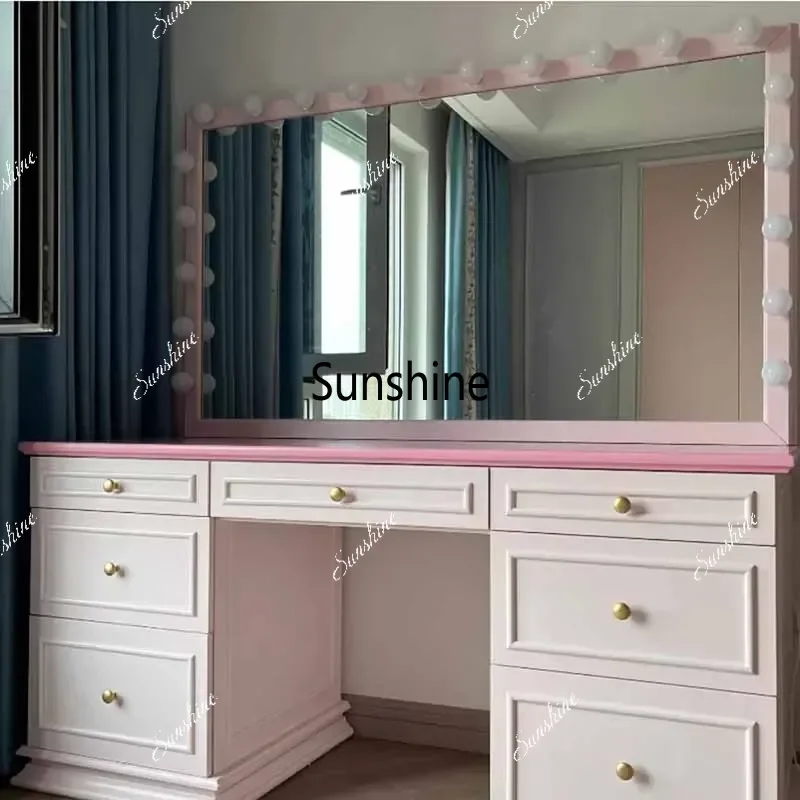 Luxury Girl Bedroom Dresser Eithe Drawers Box Living Room Storage Dressing Table Wooden Women Large Comoda Pra Quarto Furniture