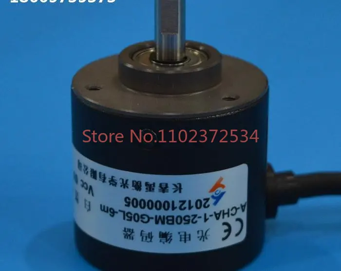 

Changchun Yuheng 2500 Line Differential Incremental Grating Rotary Encoder A-CHA-1-250BM-G05L