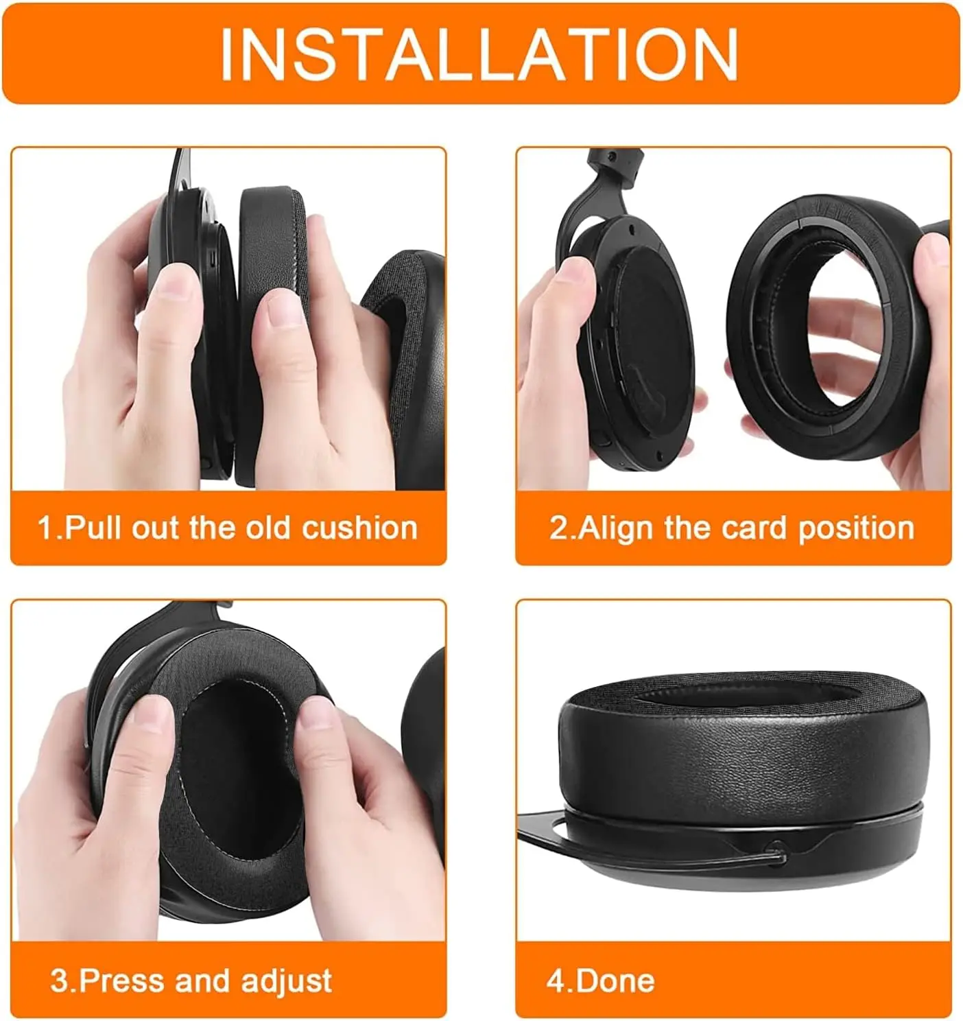 Corsair pirate ship HS70 Pro cooling gel, memory foam ear pad for Corsair pirate ship HS70 HS60 HS50 Pro game headphone ear pad