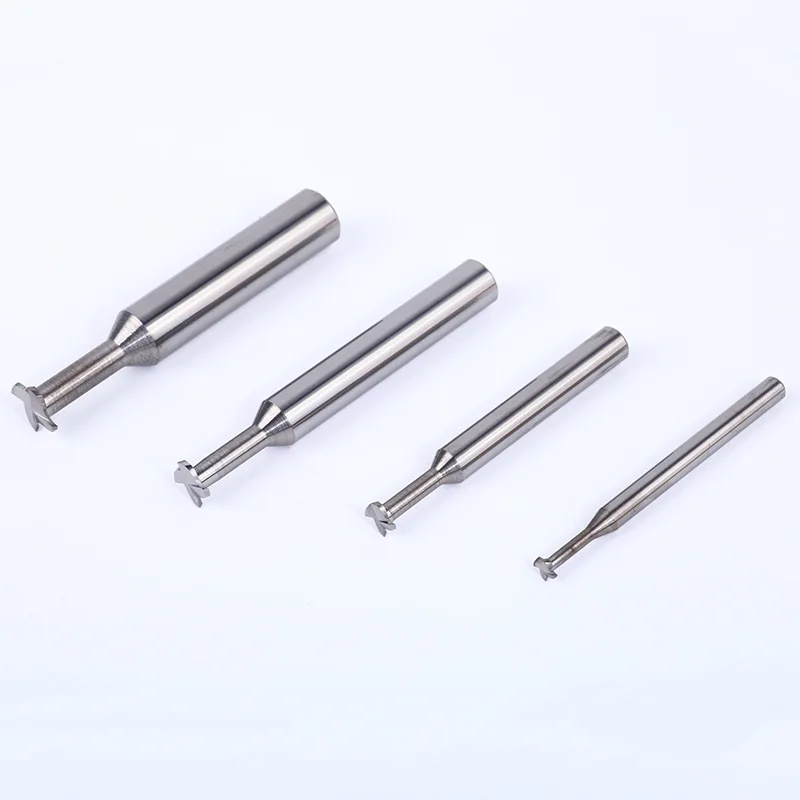 Carbide T Slot Milling Cutter CNC Tool Metal Aluminum Steel Copper Machining 2 3 4 6mm 8mm 10mm 12mm T Type Cutter