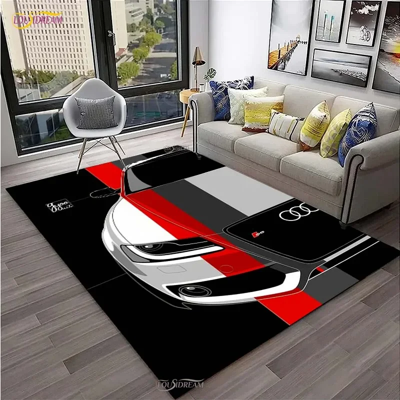 Fashion Car Big Carpet for Living Room Bedroom Table decor Area Rusg Kitchen Door Kid Un-slip Floor Mats Alfombra Birthday gift