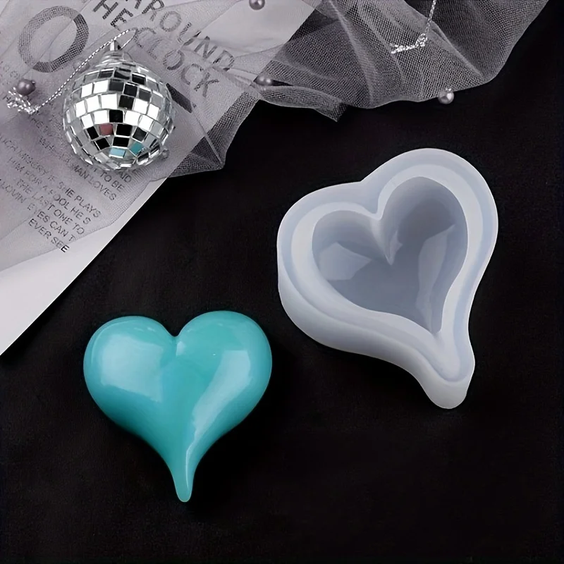 

1 шт. силиконовая форма для поделок своими руками, тема любви в форме сердца, нерегулярная форма для изготовления ювелирных изделий, кулон, форма для литья из смолы