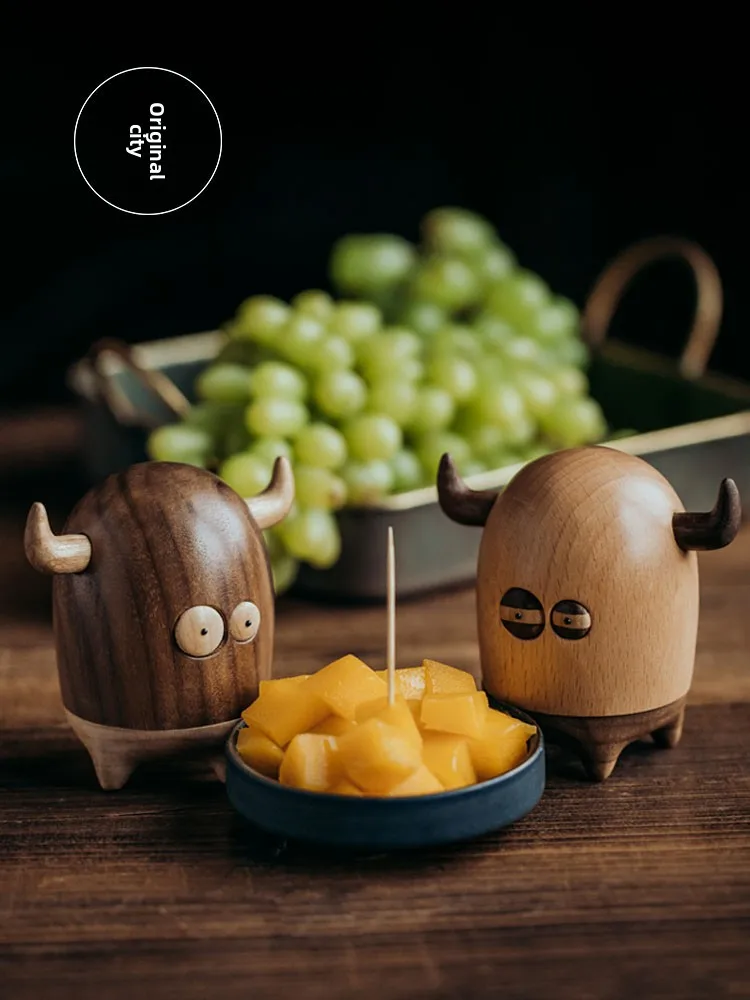 

Nordic Sle l Wood Tooti Box Creative Gift Festival Gift Original Wood Material Storage Organizer Home Use