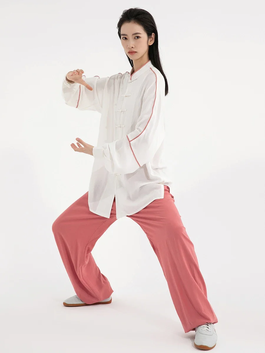 Wushu Clothing Tai Chi Clothes Martial Art Uniform Kung Fu Dress Women And Men Unisex Kun Master Breathable 2023 New Style