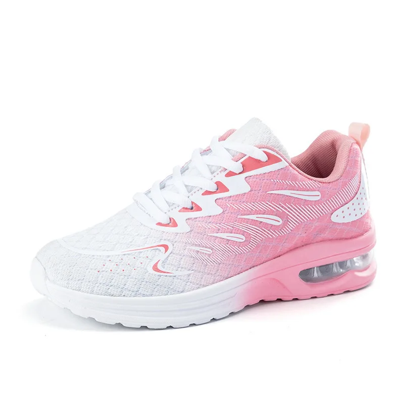 

Air Cushion Casual Walking Shoes Lightweight Sports Sneakers for Women Running Shoes Pink Breathable Comfortable Lady Sneakers