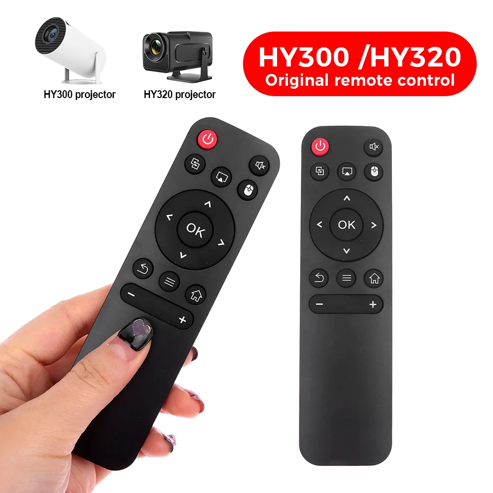 Remote Control Applicable to HY300/HY320/HY300 PRO Smart Home Projector Original Replacement Remote Control for HY300 Projector