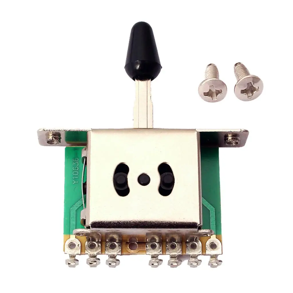 Guitar Switch, Metal Pickup Toggle Switch with Replacement Part
