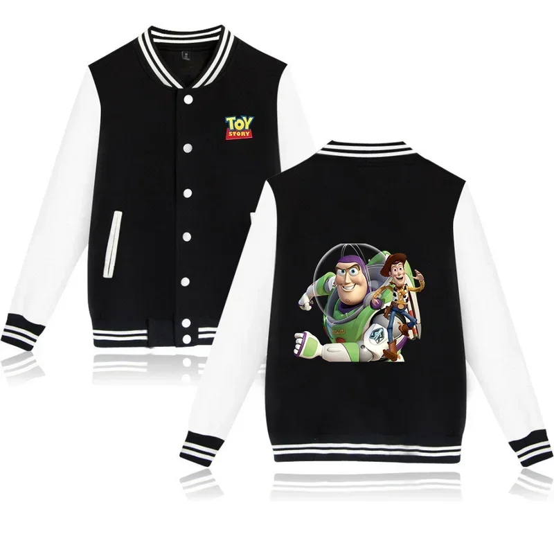 Toy Story Buzz Lightyear Baseball Jacket Men Women Hip Hop Harajuku Jackets Streetwear Boys Girls Loose College Coats