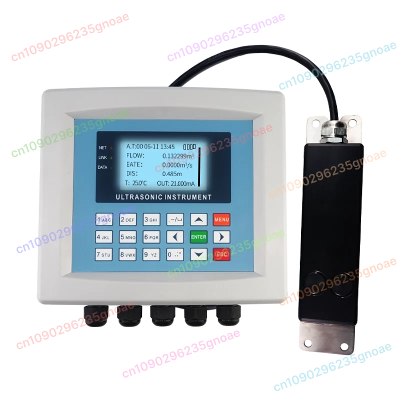 

flowmeter ultrasonic flow meter sensor sponge city underground pipe network river channel river open channel