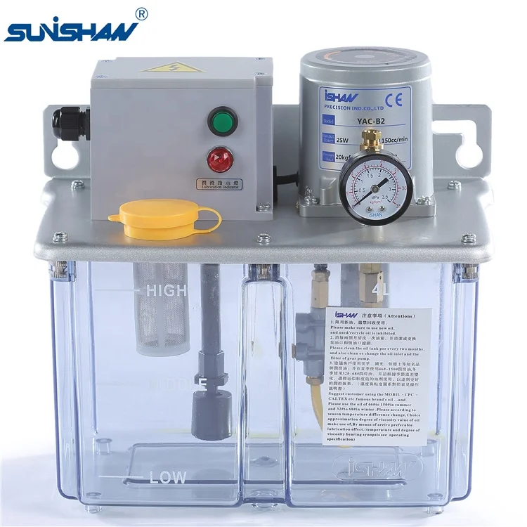 YAC-B2 YAC-H2 Thin Oil Volumetric OEM CE Thin Oil Automatic Positive Displacement Oiler Oiling Machine External PLC Control With