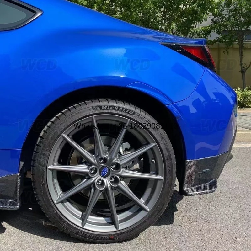 カーボンファイバーリアバンパースプリッター,スバルボディキット,brz gr86 zd8 sti,2022