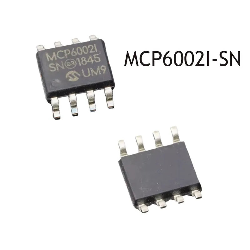 

5pcs/lots MCP6002T-I/SN Package SOP-8 Dual Low Power Rail-to-Rail Op Amp 1.8V~6V