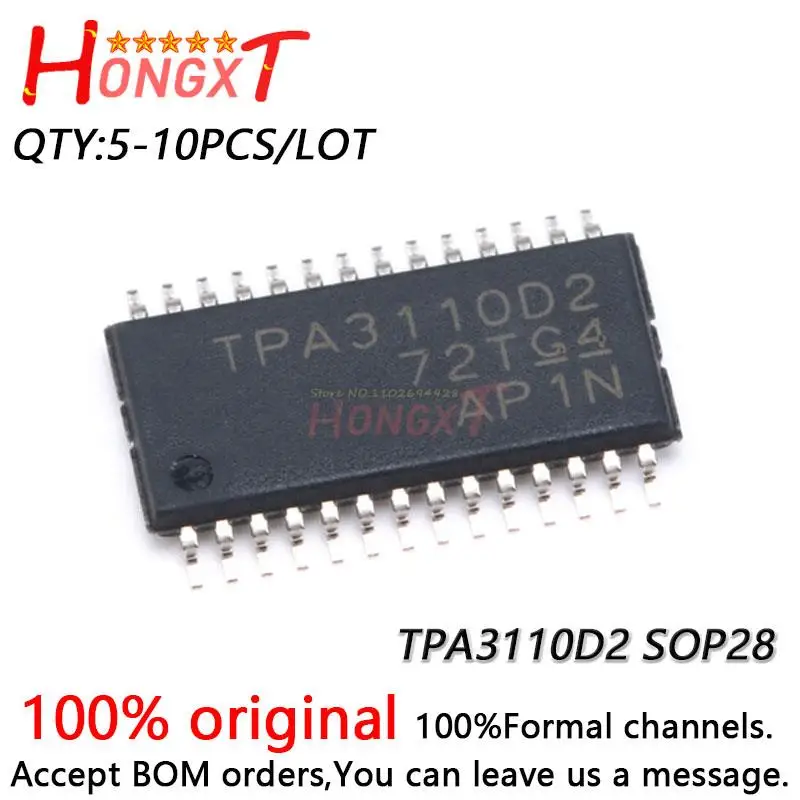 5-10PCS 100% NEW TPA3110D2 SOP-28.Chipset