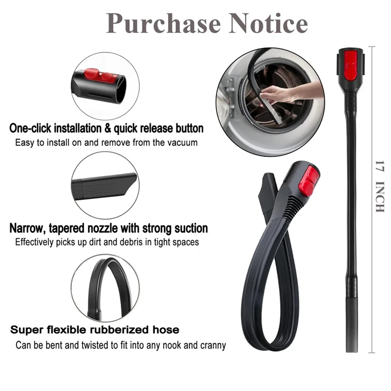 다이슨 GEN5 G5 V15 V12 V11 V10 V8 V7 용 ABBK-진공 부착 키트 무선 진공 액세서리 유연한 틈새 도구