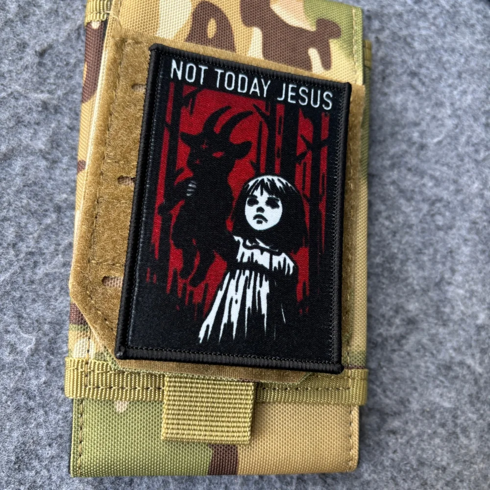 Parche táctico no hoy demonio satánico – gancho y bucle - imagen 5