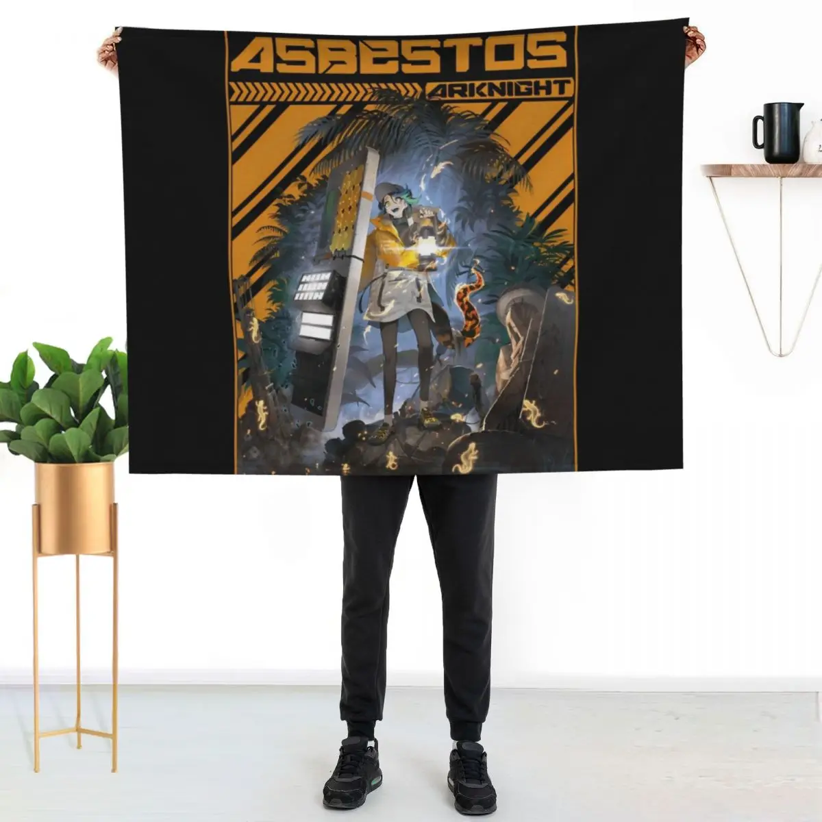 ARKNIGHTS ASBESTOS ELITE Throw Blanket Summer Beddings Large Picnic Extra Large Throw Personalized Gift Multi-Purpose Blankets