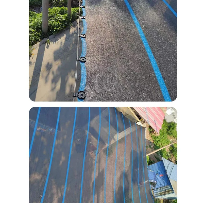 A19F-Tarp Clips Lock Grip, Shade Cloth Plastic Clips For Sun Shade Net,No Need To Worry About Falling Off Due To Strong Wind