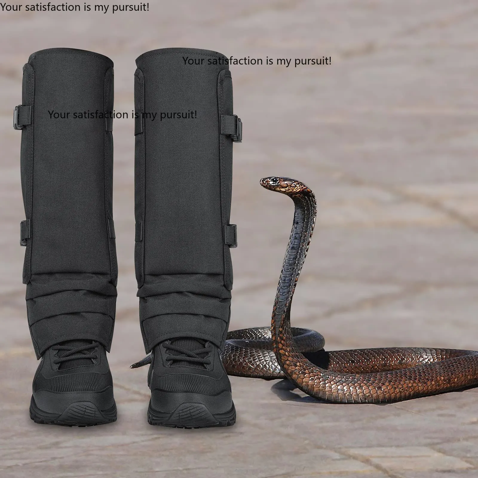 for Outdoor Snake Proof Leg Gaiters Anti Puncture Scratch Adjustable Straps Hunting Leg Protection Guards