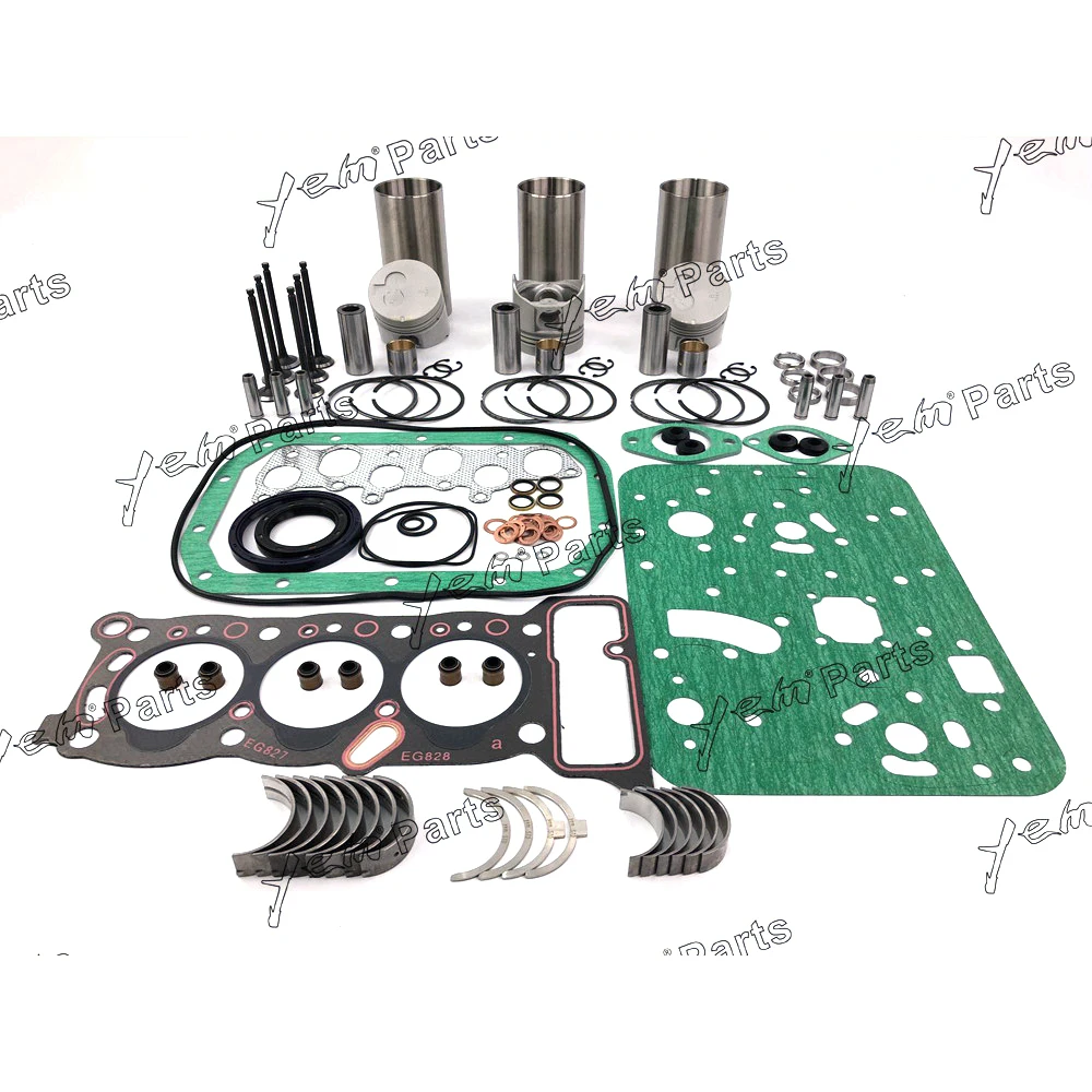 Practical 3KC1 Overhaul Rebuild Kit With Gasket Set Bearing-Valve Train For Isuzu engine part