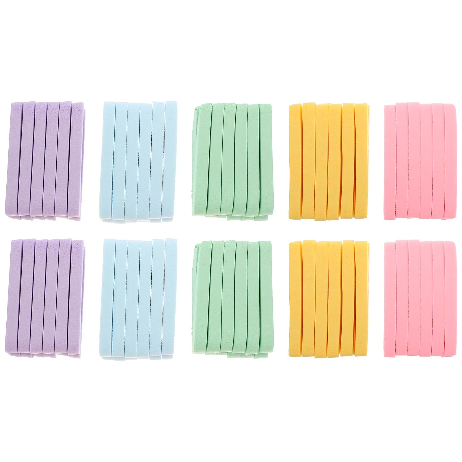 120pcs Face Cleaning Pads Supple Makeup Remover Sponge For Facial Cleansing Sensitive Skin Scrub Dirt Beauty Supply Face