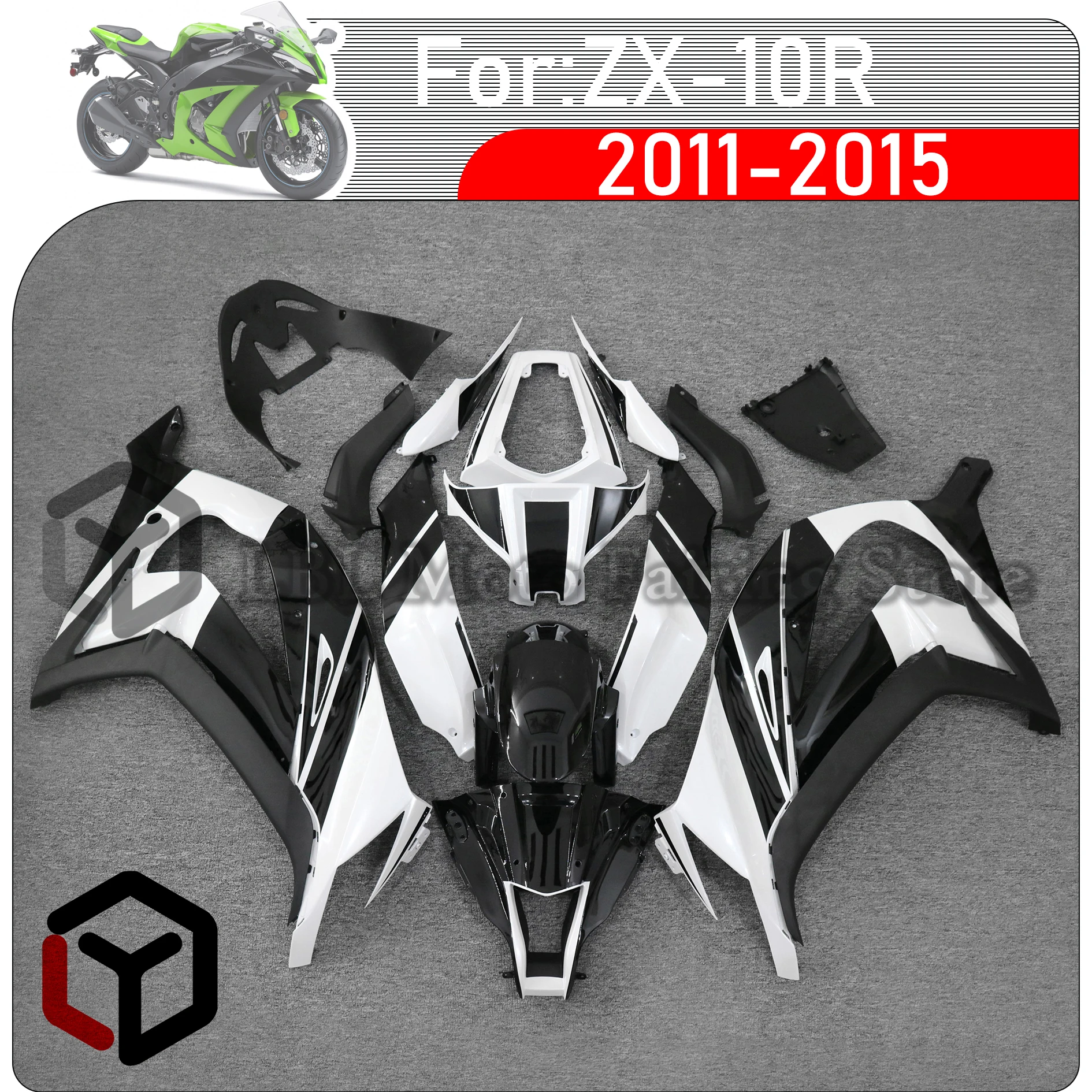 

Motorcycle Fairing Kit For Kawasaki zx-10r ZX10R 2011 2012 2013 2014 2015 ABS injection molding High Quality Body Fairing