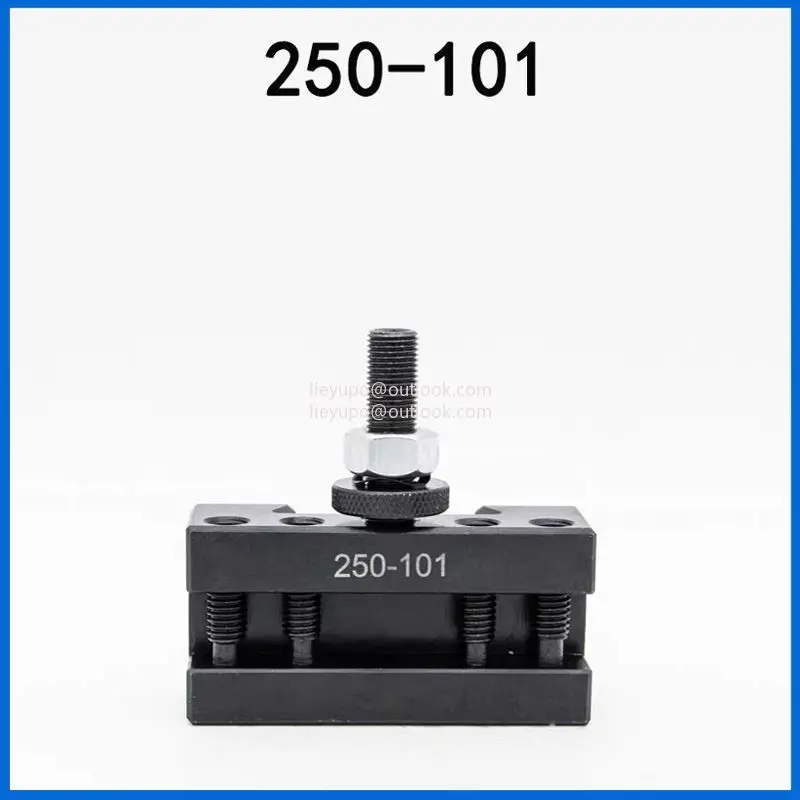 250-101 2PCS Quick Changing Tool Post High Carbon Steel Durable CNC Turning Lathe Tool Holder Boring Milling Cutter Shelf