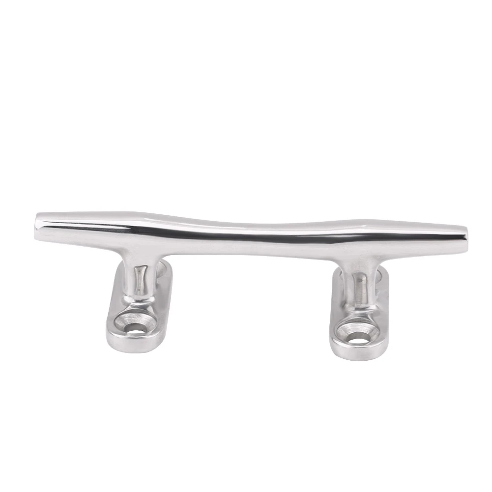 Base Cleat Hollow Base Cleat Marine Cleat 4Inch Heavy Duty Boat Hollow Base Cleat Stainless Steel for Marine Yacht Boat Cleat