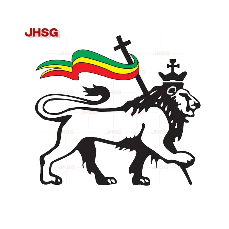 JHSG  High Quality Car Sticker RASTA Vinyl Car Sticker Refrigerator DIY Decal Surfboard Decorative Waterproof Decal PVC Hot Sale