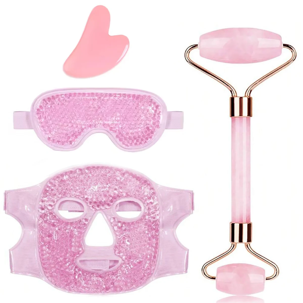 Gel Cooling Ice Face Eye Mask Facial Mask Hot Cold Compress Pack Gel Beads Cold Face Eye Mask Ice Pack,Compress Sleeping FaceSPA