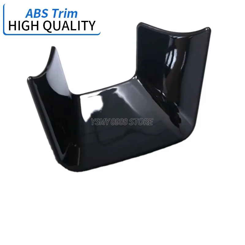 Auto Interior Part Accessories Car Paint Piano Black ABS Sticker Styling Steering Wheel Panel for Nissan Note E13