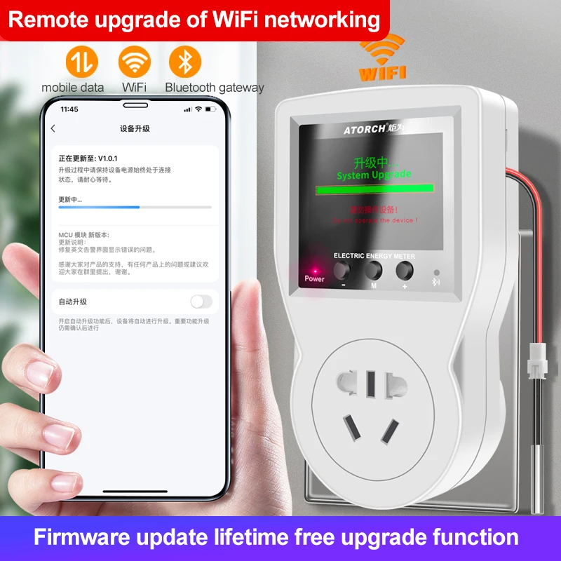 S1 WIFI Tuya Digital Thermostat Socket Temperature Controller Outlet 16A EU/FR Timer Socket Smart Life APP Control Smart Home