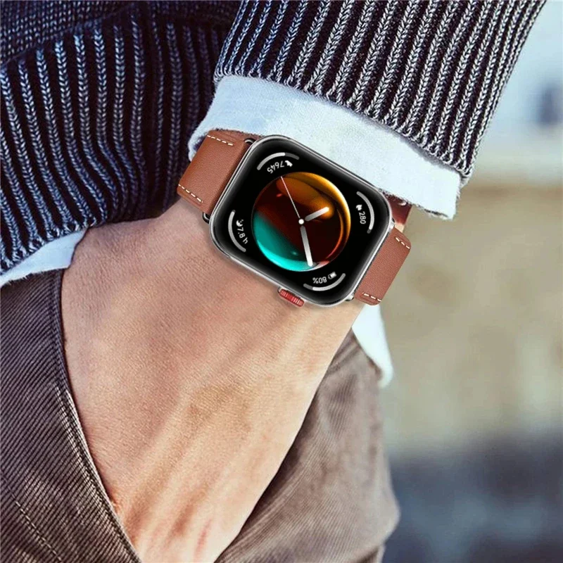 Leather Strap for Huaawei Watch Fit 4/3 Sports Bracelet High-end Replacement Wristband Huawei Watch Fit 4 pro band Accessories