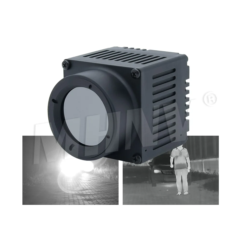 MHNV Warmtebeeldcamera IP67 Nachtzicht Infrarood Front Autocamera Met 384x288 Resolutie OEM & ODM Ondersteund