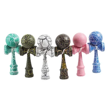Crack Geschilderd Kendama Speelgoed Outdoor Fitness Ballen Trein Oog-hand Coördinatie voor Kinderen Volwassenen Outdoor Fun Jongleren Sportbal