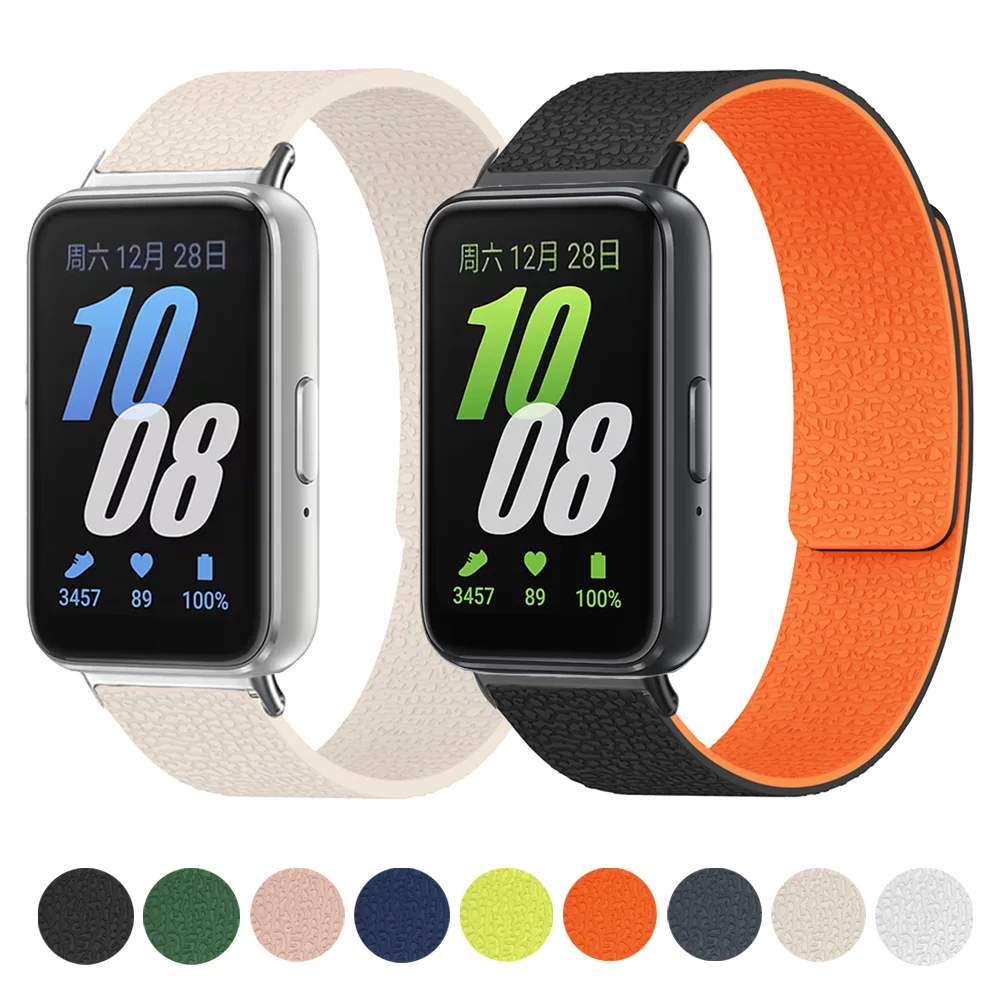 

Magnetic Strap for Samsung Galaxy Fit 3 Sport Silicone Watch Band for Samsung Galaxy Fit3 Accessories Correa Men Women Bracelet