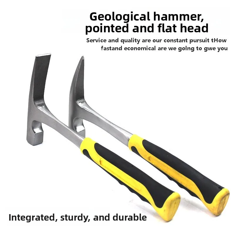 Heavy Duty One-piece Geological Rock Pick Hammer for Mining/Geological Survey view 3