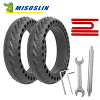 8.5 Inches Solid Tire for Xiaomi M365 Pro 1S Pro 2 Essential E-Scooter Rubber Front Rear Wheel Reflective Sticker Tools Parts