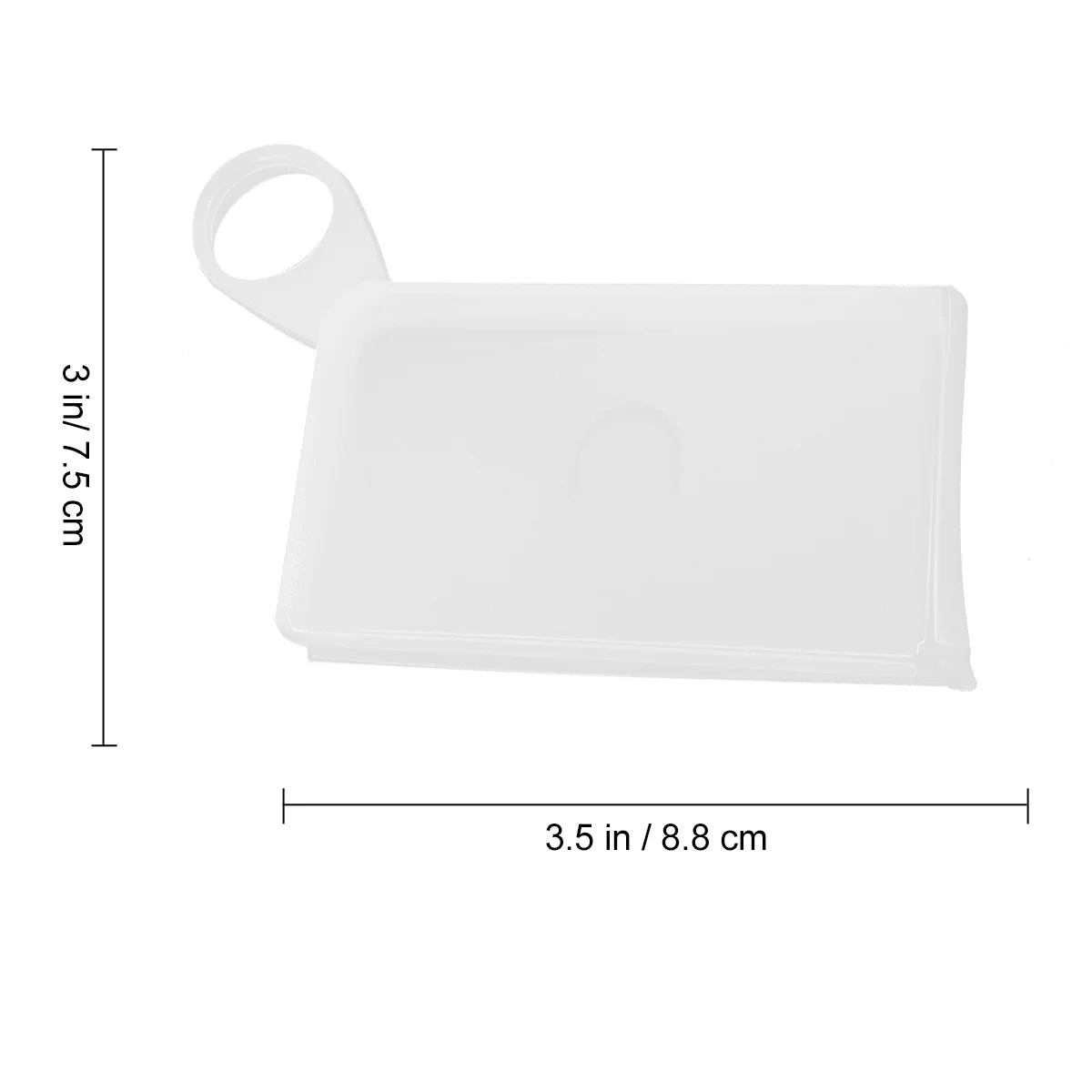 

2Pcs Flat Storage Holder for Mask Food Grade Silicone Box Portable Dustproof Case for Face Cover Outdoor Indoor Use