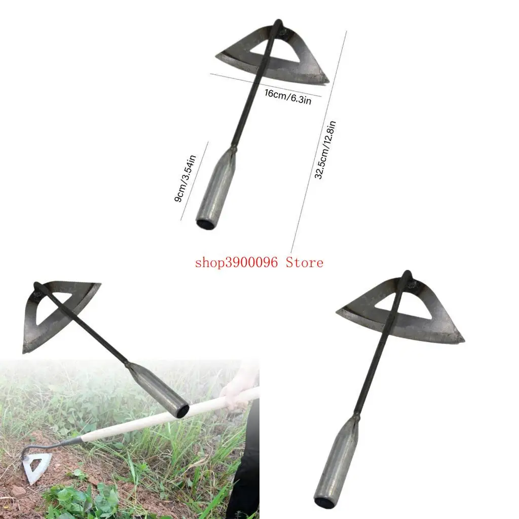 

Hardened Hollow Hoe Heavy Duty Garden Hoes for Weeding Loosening Soil Digging