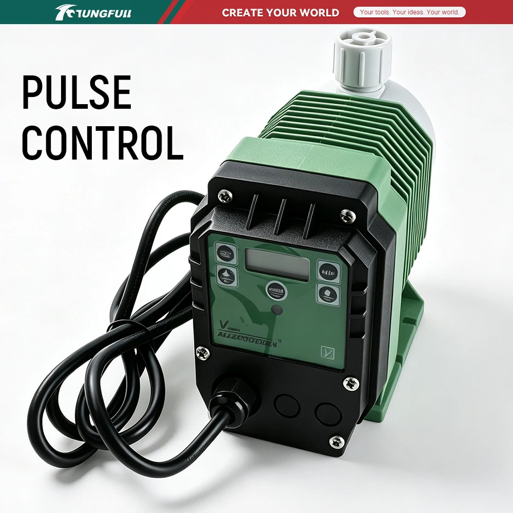 Pulse Electric Dosing Pump Adjustable Flow Rate Mini Chemical Injection Pump Automatic Liquid Dosing System For Water Treatment