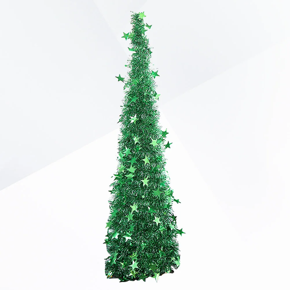 

120 Cm Folding Christmas Tree Foldable Decorate Home Party Decoration Telescopic Green