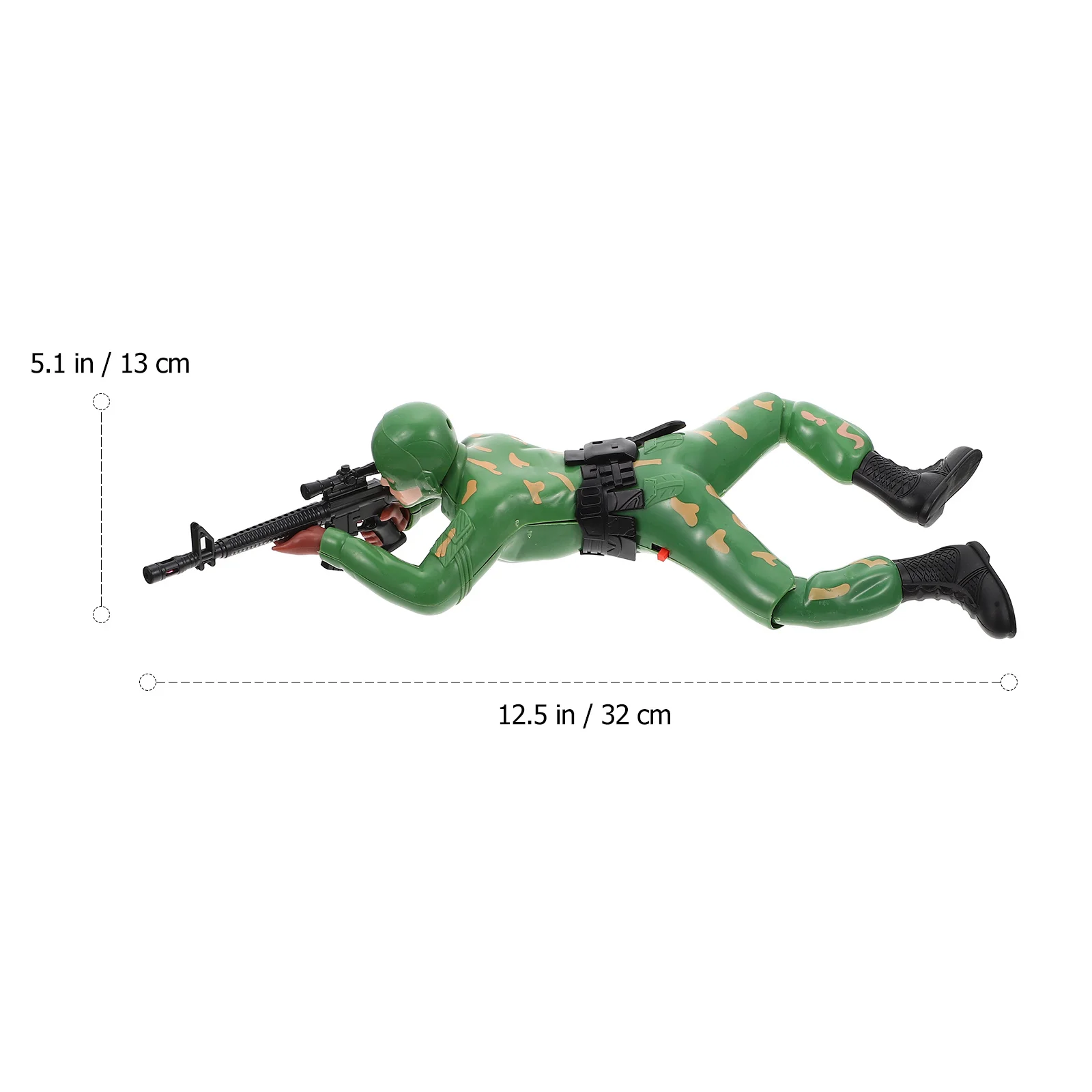 Soldatino Elettrico Realistico per Bambini con Suoni, Luci e Movimenti, Giocattolo Interattivo Educativo e Divertente per Ragazzi e Ragazze