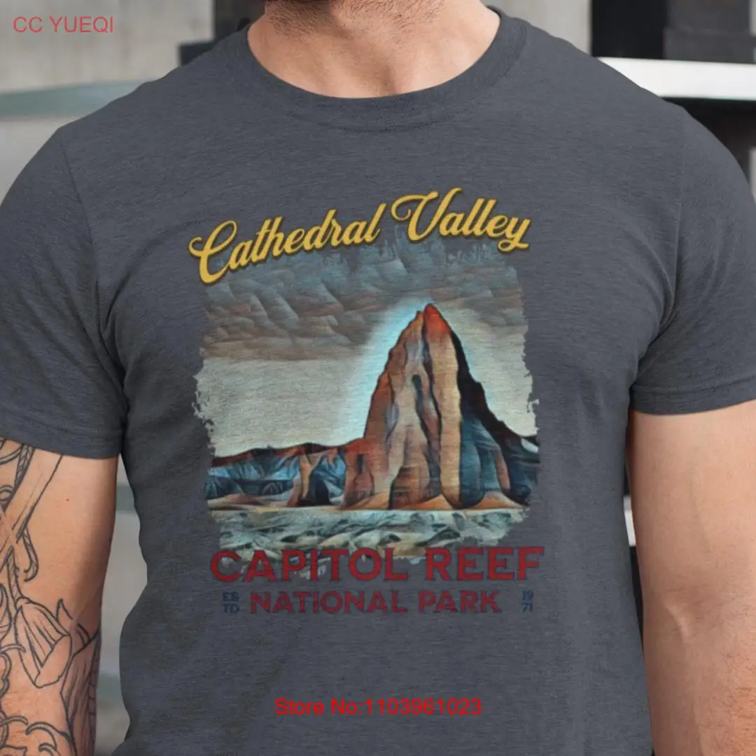 Футболка «Капитол Риф», национальный парк, долина собора, приключения на открытом воздухе, любитель природы, семейный отдых, пеший туризм Футболка «Капитол Риф», национальный парк, долина собора, приключения на открытом воздухе, любитель природы, семейный отдых, пеший туризм
