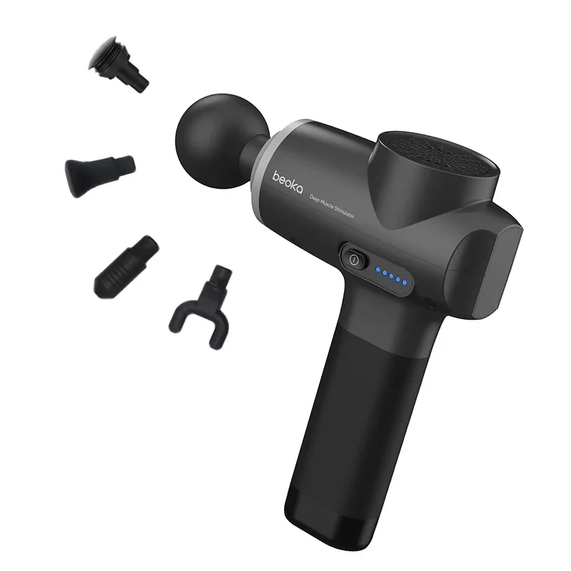 New 2025 Portable Mini Electric Body Muscle Facial Massage High Quality Percussion Deep Tissue Tool Head Neck Professional Heat