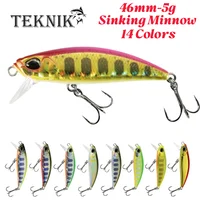 4,6 cm 5g hundimiento Minnow Duo Spearhead Ryuki 46s cebos de corriente Ultimate Wobblers señuelos artificiales para trucha Brook Black Bass Pike