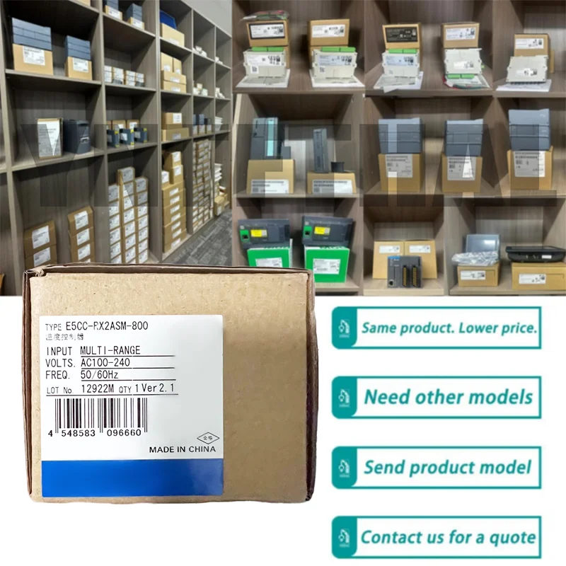 

E5CC-QX2ASM-800 E5CC-RX2ASM-800 E5CC-CX2ASM-800 Temperature Controller New Original