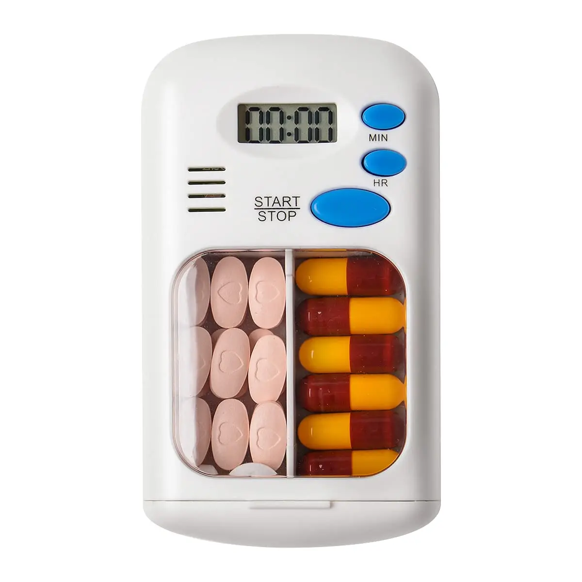 

Creative Mini Smart Medication Reminder Electronic Smart Pill Box Timing Pill Box Portable Medicine Dispensing Storage Box