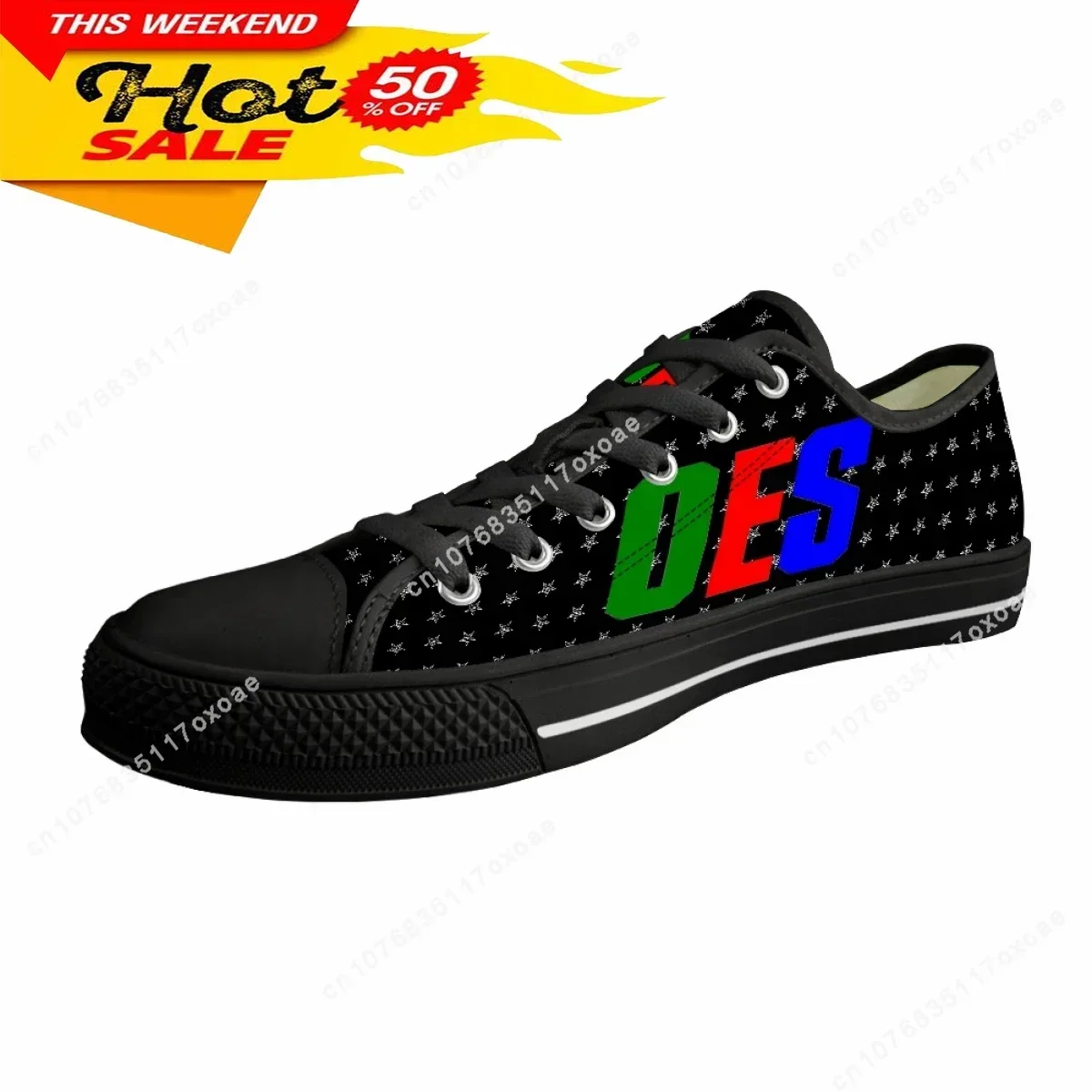 Women's Low Top Canvas Shoes New Hot Order Of The Eastern Star Sisterhood Printed OES Casual Flat Shoes Ladies Lace Up Sneakers